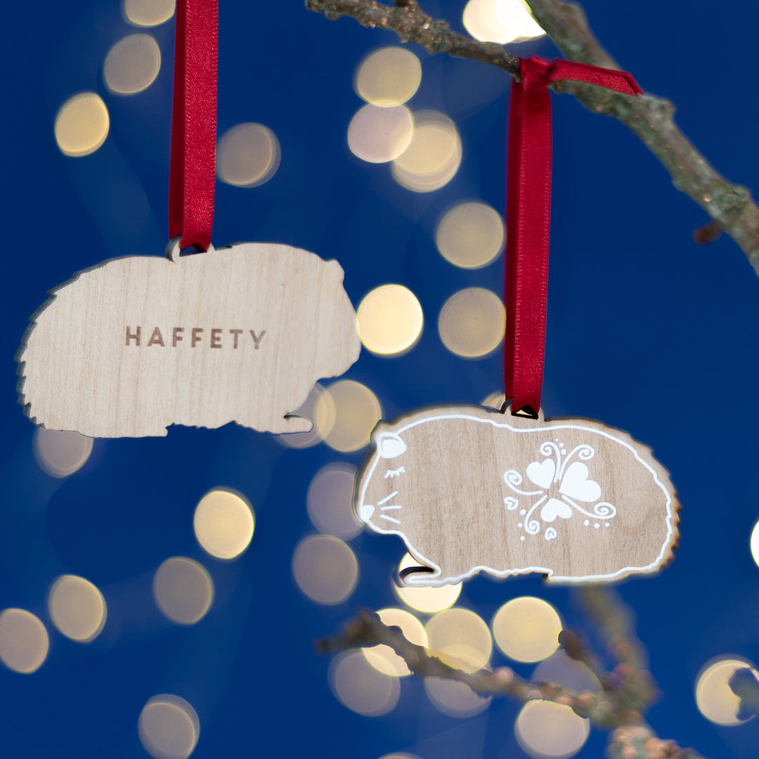 Gingerbread Hamster Personalised Christmas Decoration