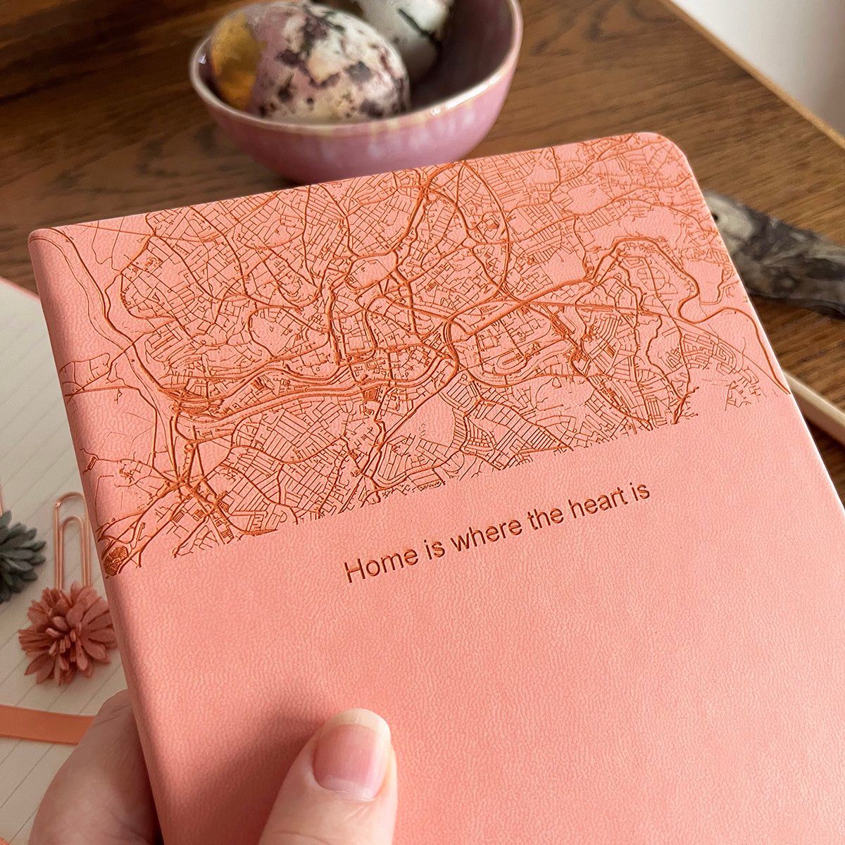 Personalised Map Journal Notebook