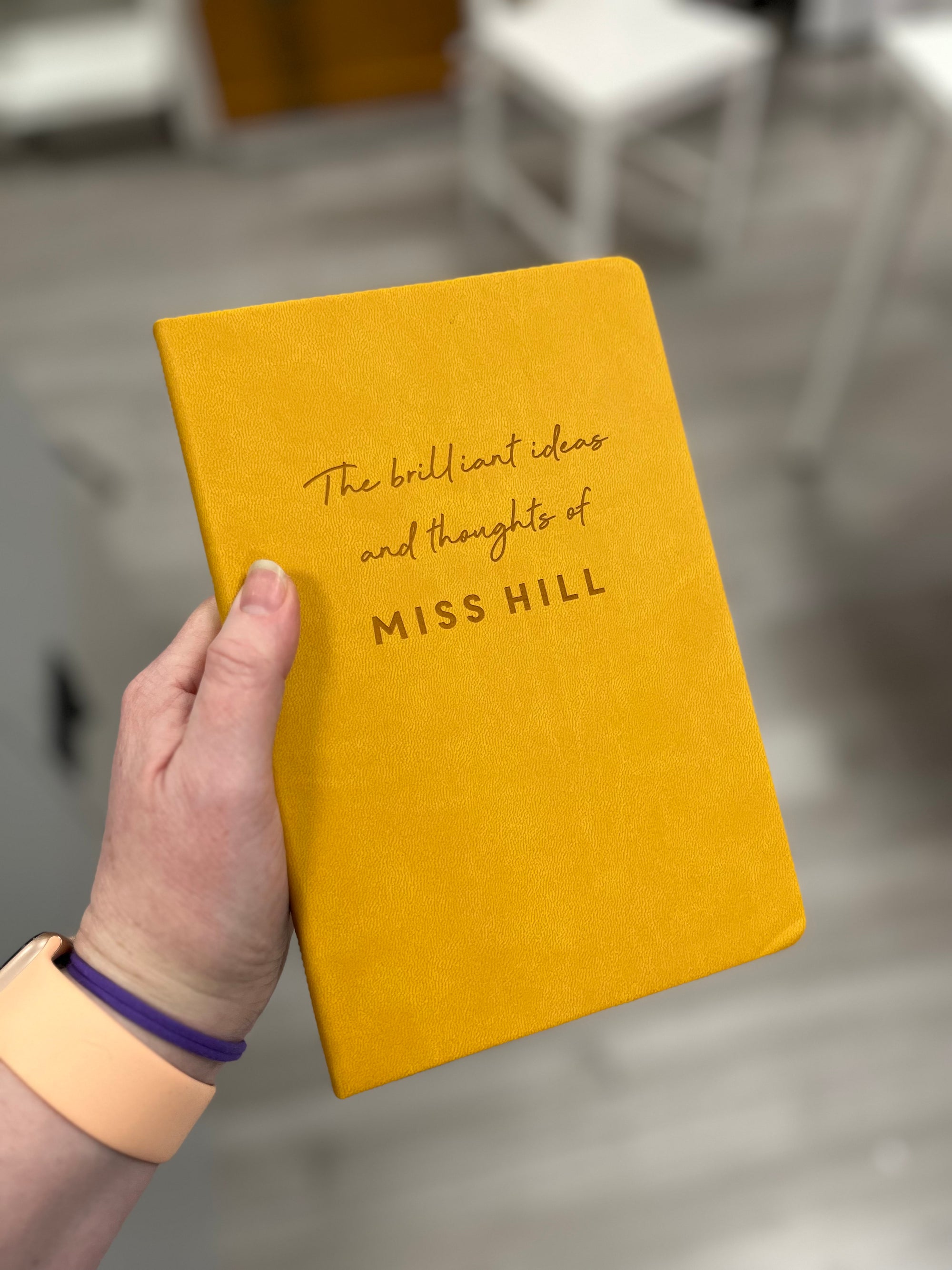 Notebook - Personalised Clearance Notebook  - Miss Hill