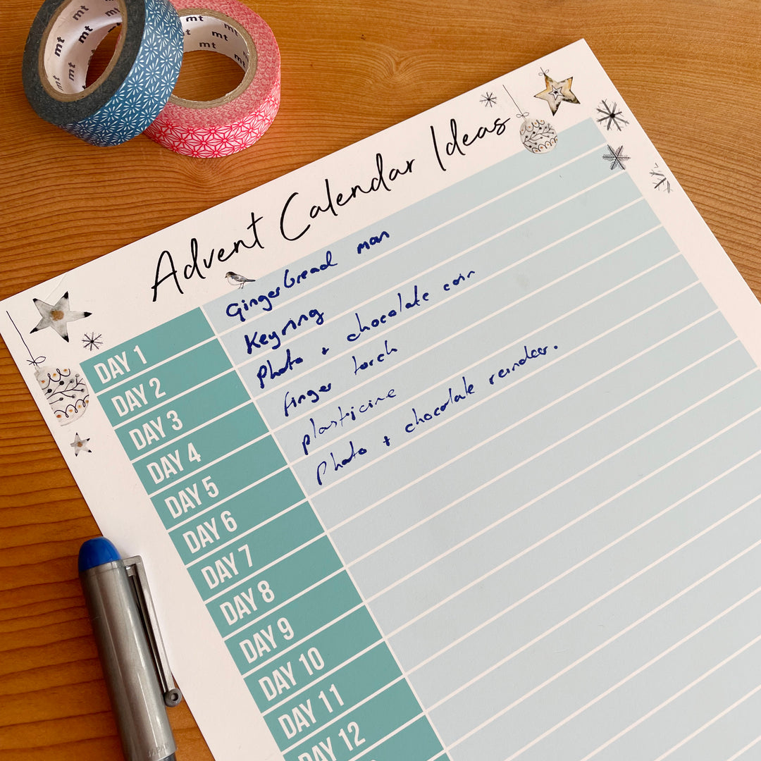 Advent Calendar Ideas - free PDF Download