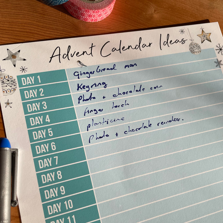 Advent Calendar Ideas - free PDF Download