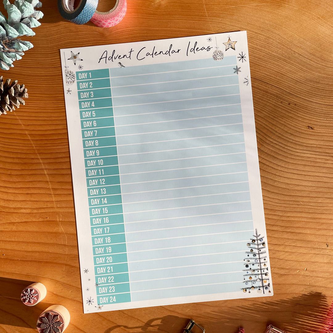 Advent Calendar Ideas - free PDF Download