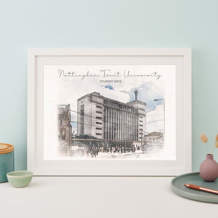 Graduation Watercolour Portrait