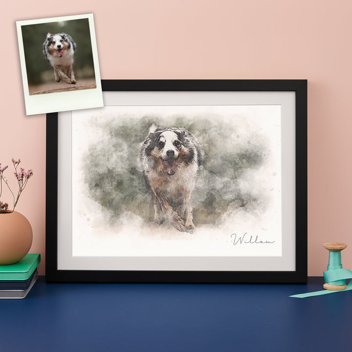 Pet Watercolour Portrait