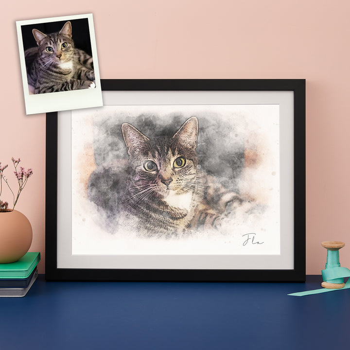 Pet Watercolour Portrait