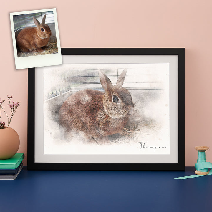 Pet Watercolour Portrait