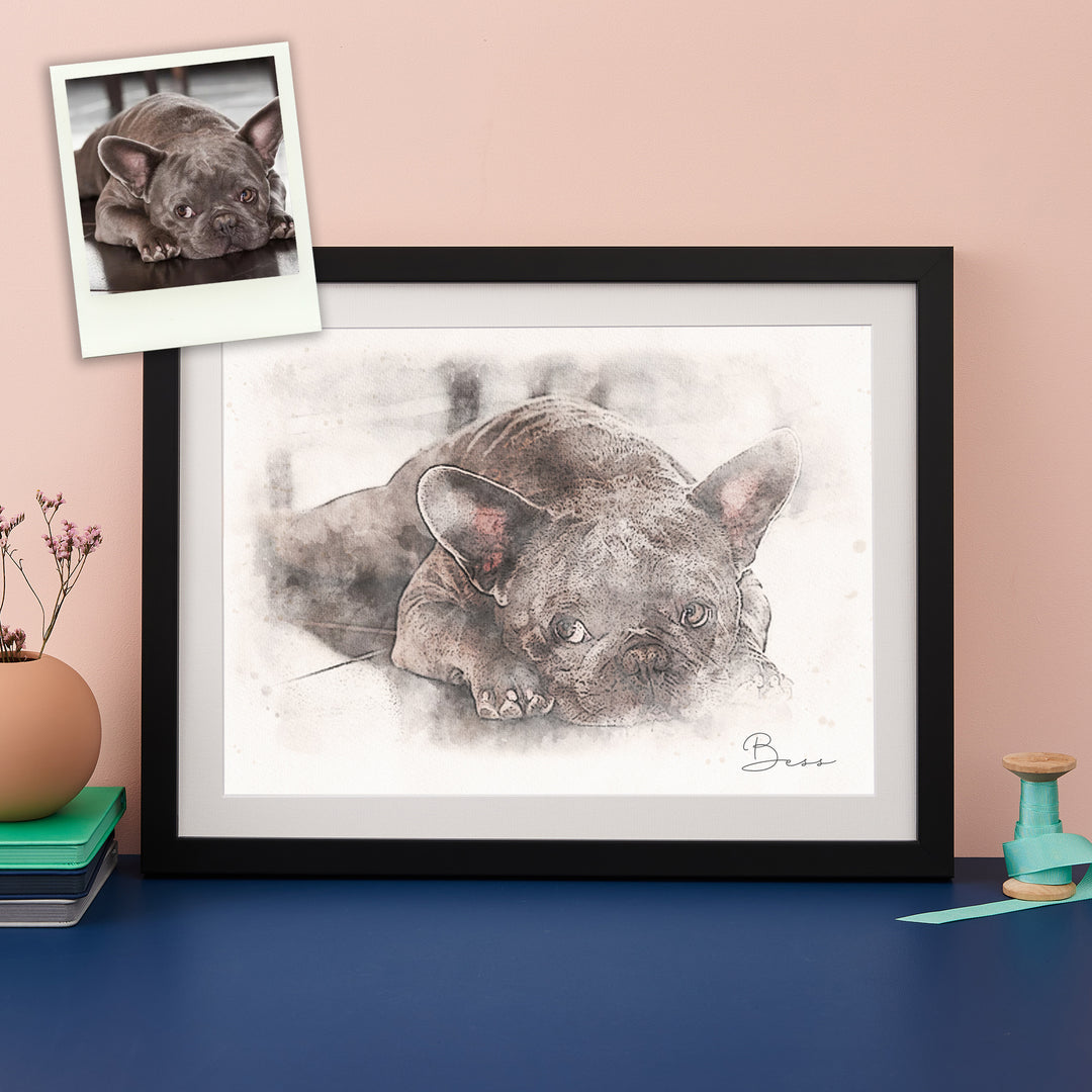 Pet Watercolour Portrait