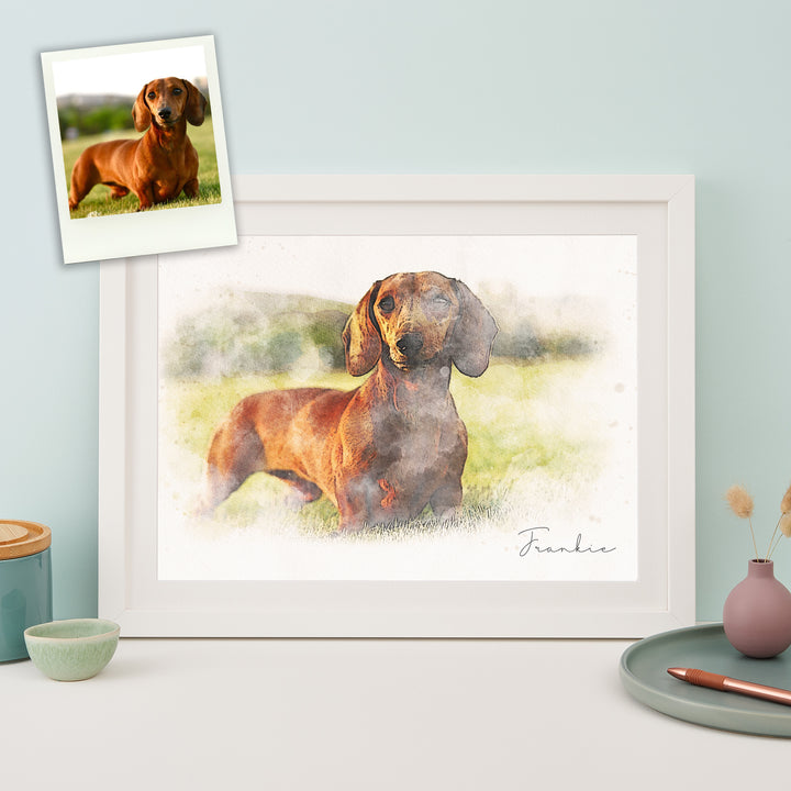 Pet Watercolour Portrait