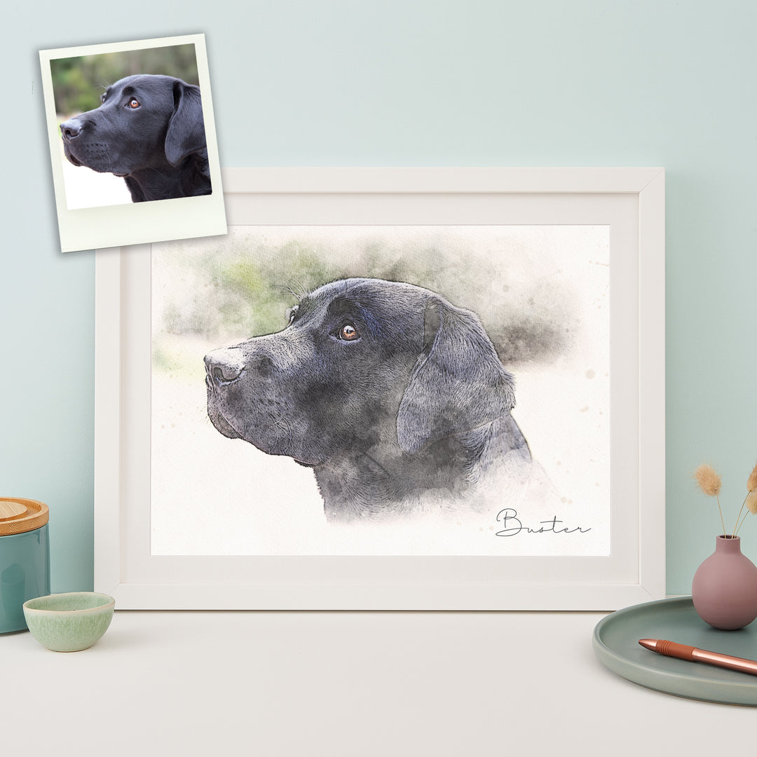 Pet Watercolour Portrait