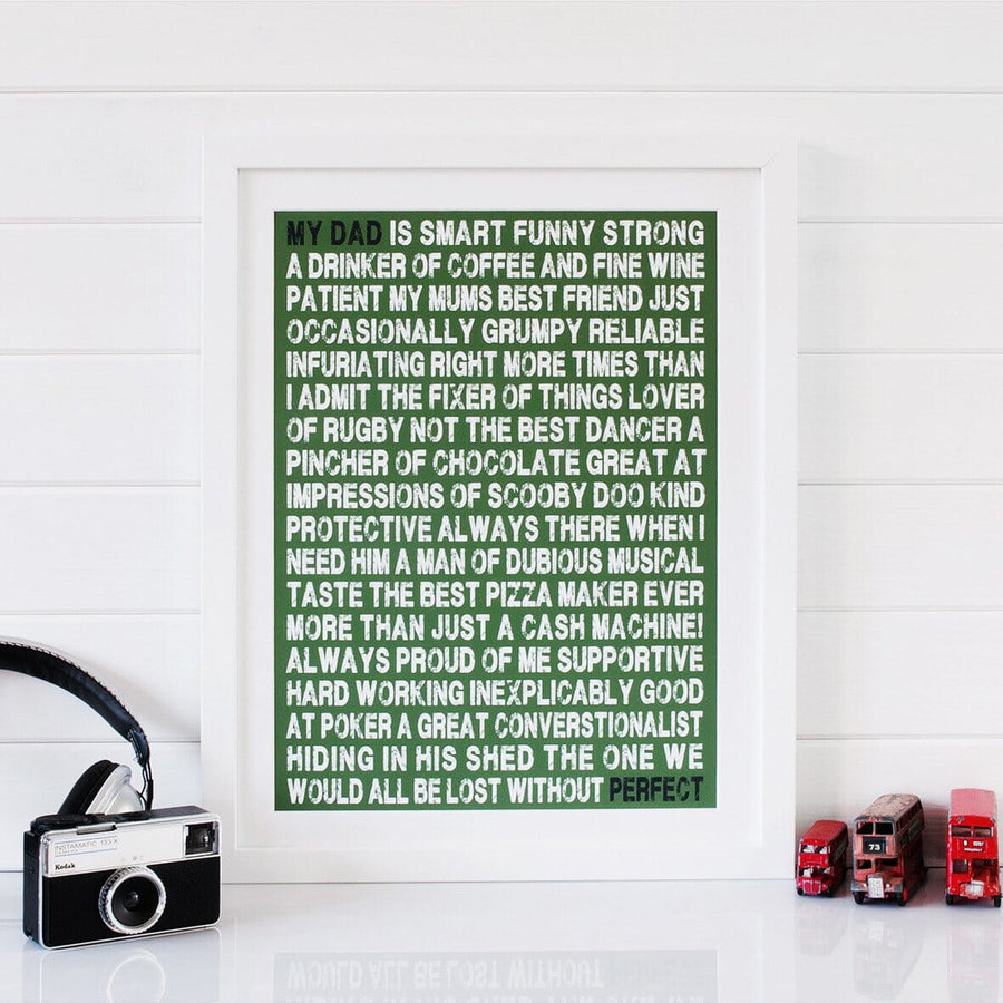 My Dad Is... Print  Print - Betsy Benn