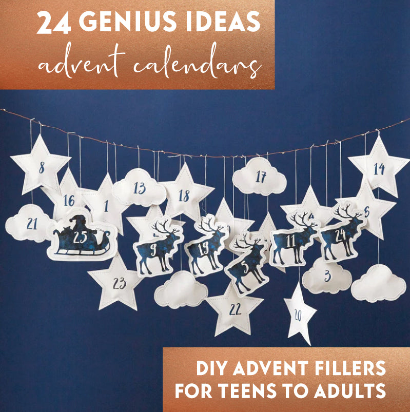 Make & Fill Your Own Christmas Advent Calendar Kit