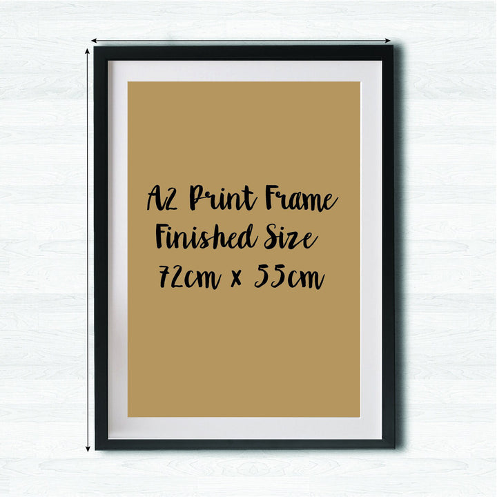 Frame for A2 sized prints