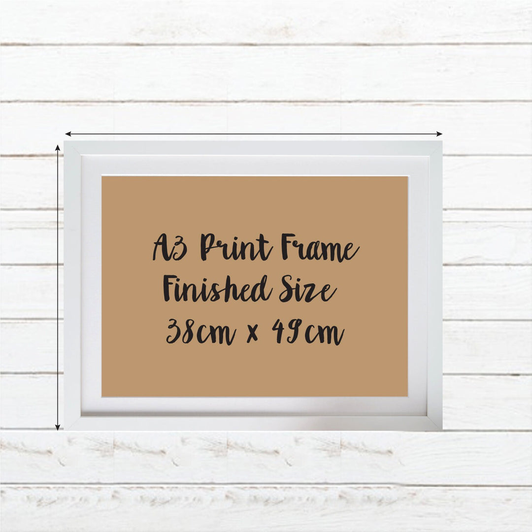 Frame for A3 sized prints