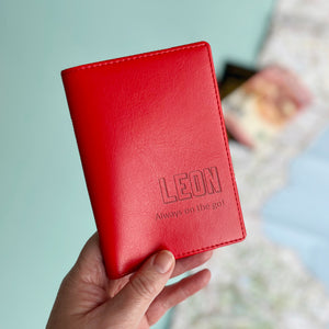 Personalised Adventure Passport Cover
