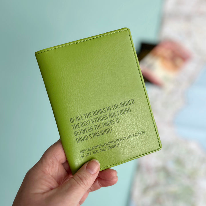 Best Stories Personalised Passport Holder