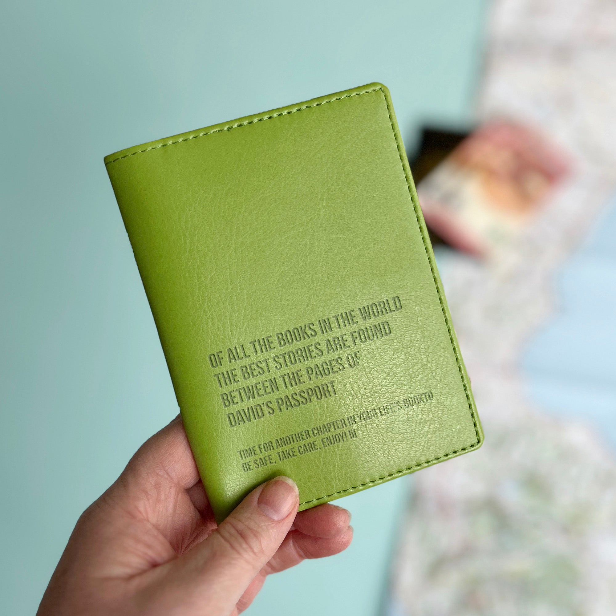 Best Stories Personalised Passport Holder