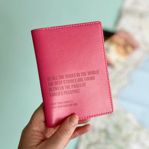Best Stories Personalised Passport Holder