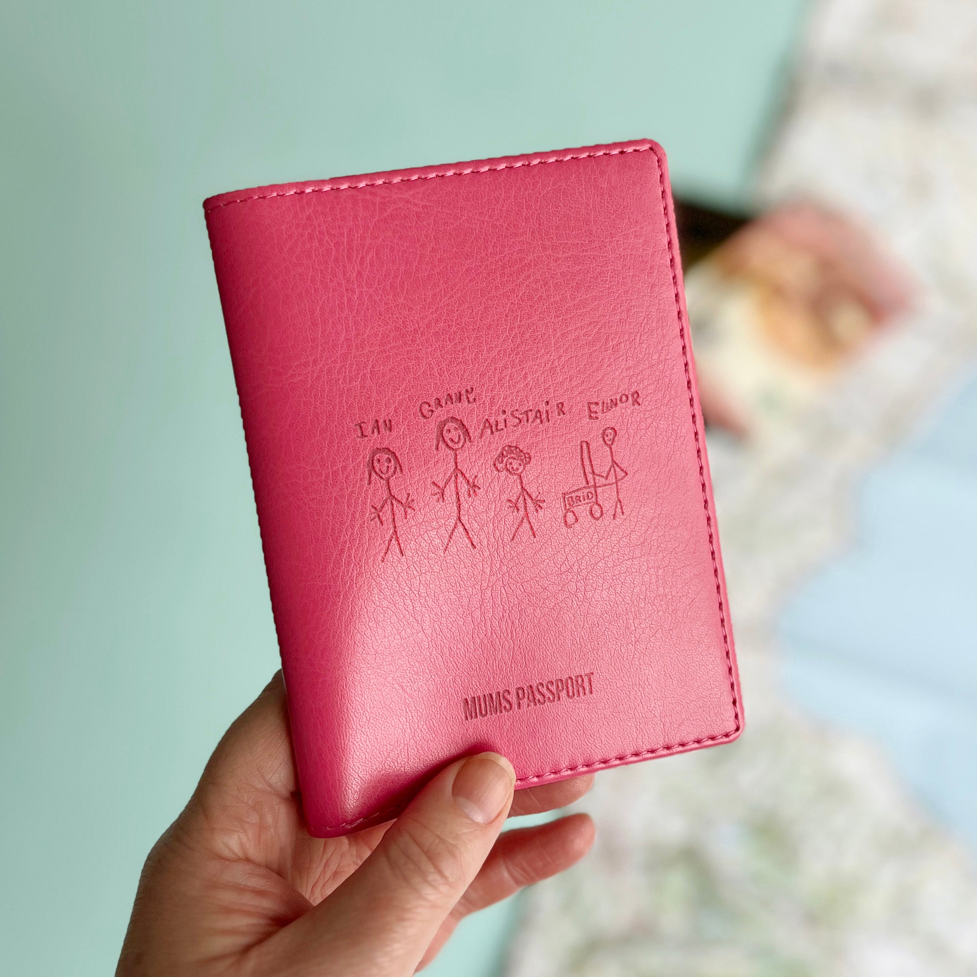 Passport Cover Personalised With Child's Drawing-Gift-Betsy Benn