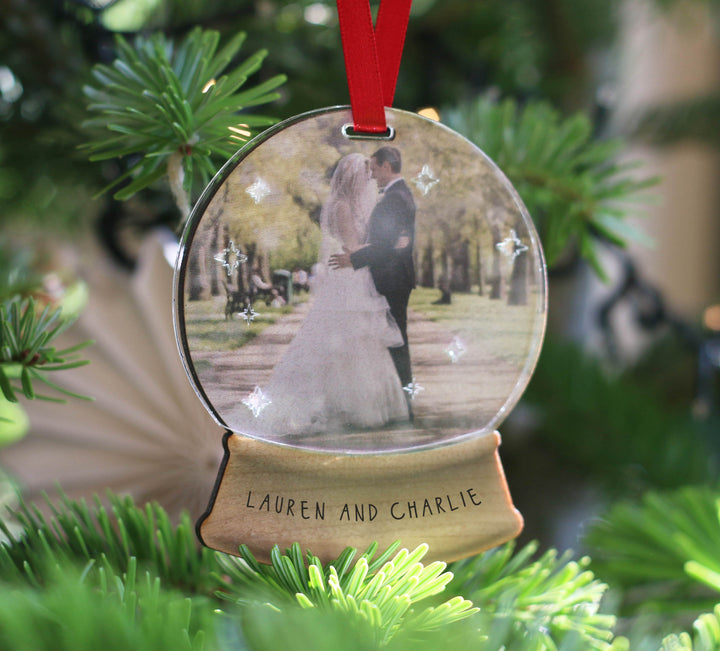 Snow Globe Photo Christmas Decoration
