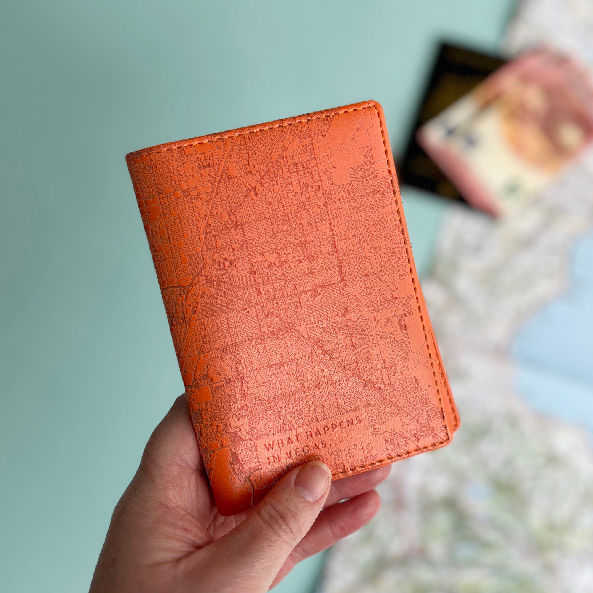 Passport: City Map Personalised Passport Cover Holder