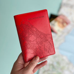 Passport: City Map Personalised Passport Cover Holder