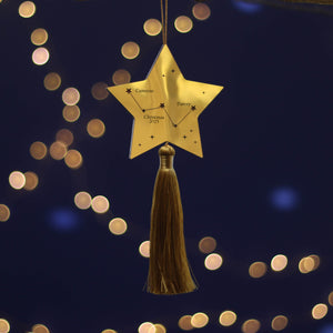 Couple's Constellation Star Christmas Tree Decoration