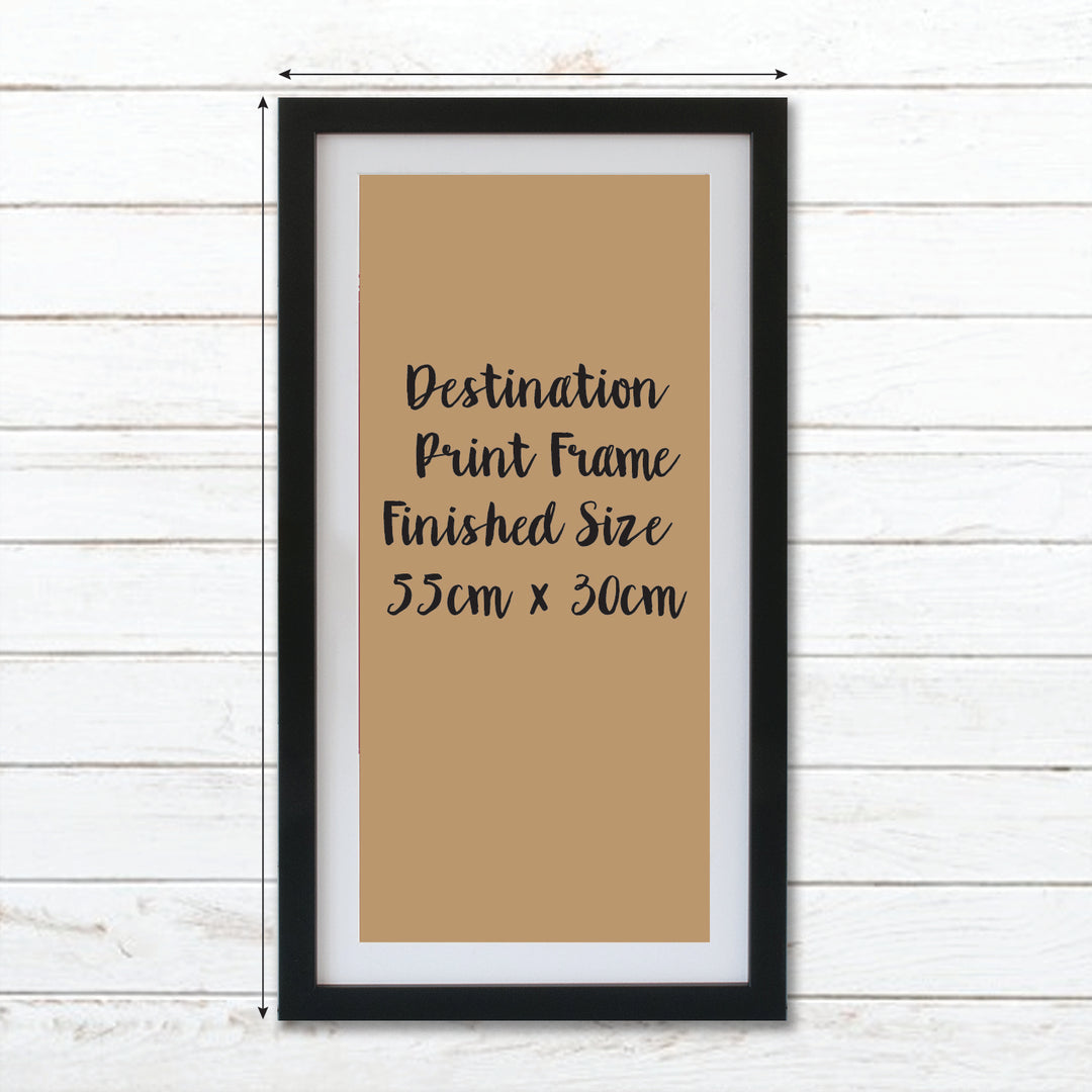 Frame for Bus blind sized prints