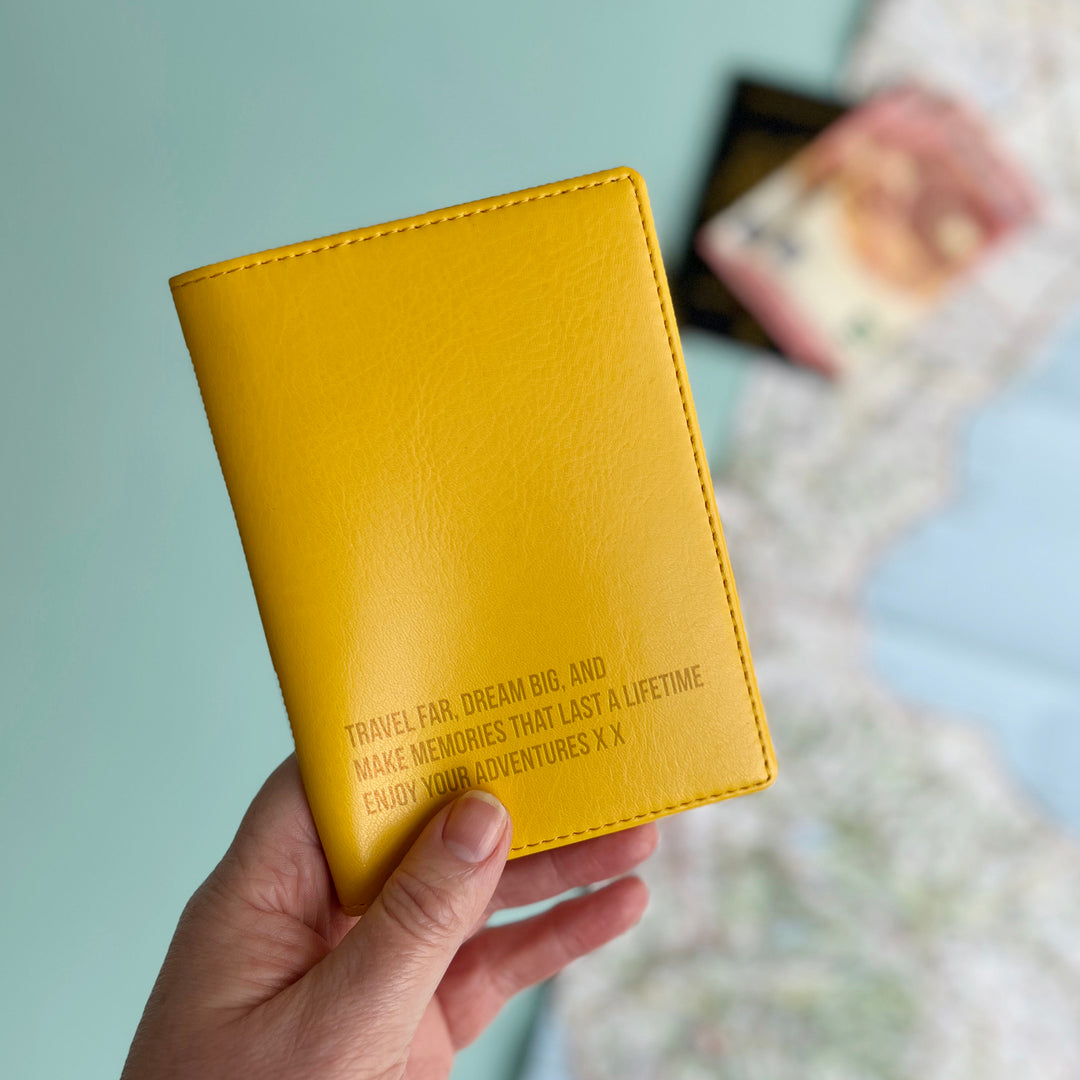 World Destinations Personalised Passport Holder