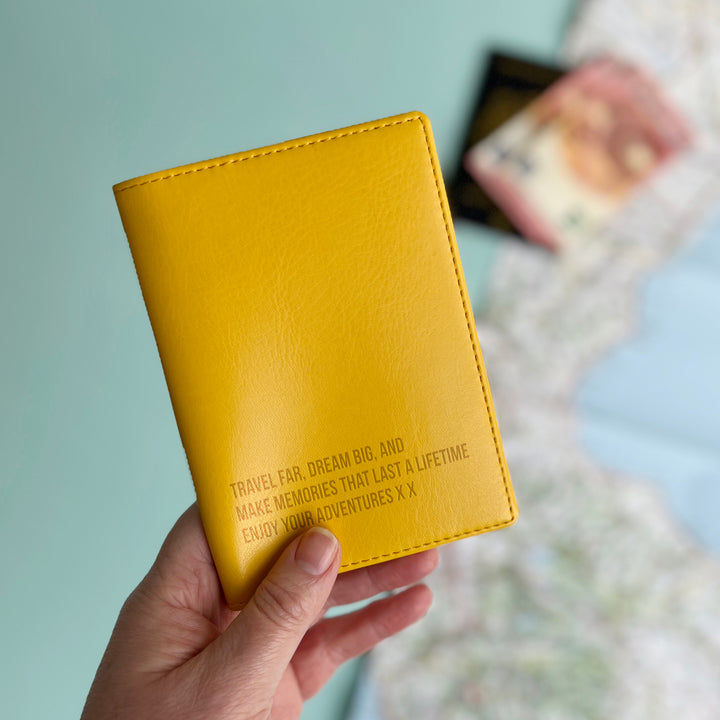 World Destinations Personalised Passport Holder