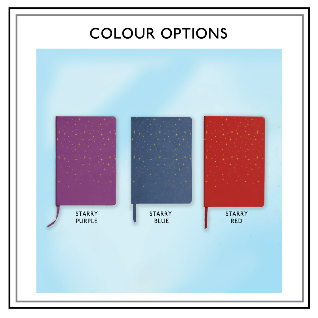 Foiled Star Personalised Notebook
