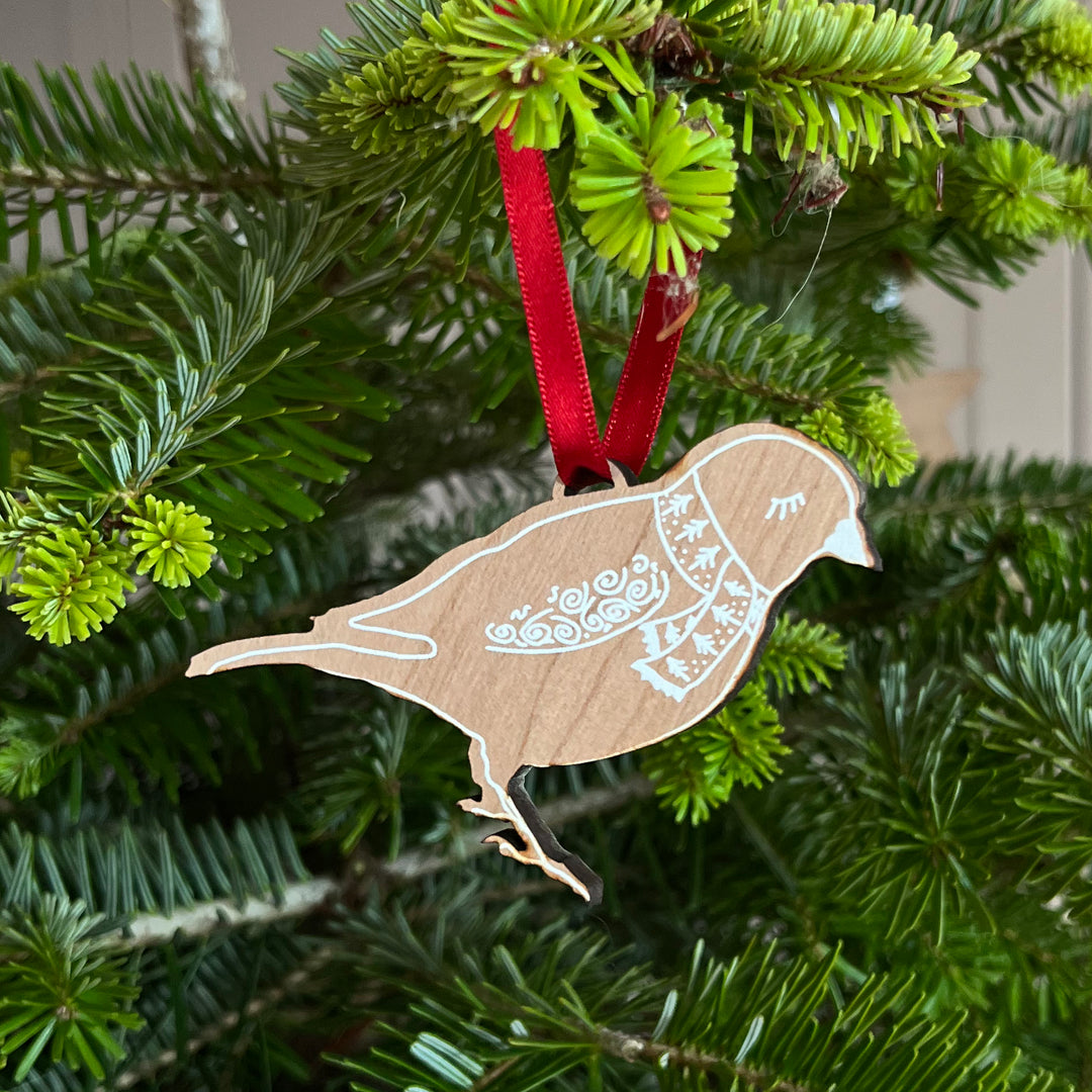 Gingerbread Canary Personalised Christmas Decoration