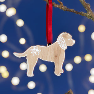 Gingerbread Dog Breed Personalised Christmas Decoration