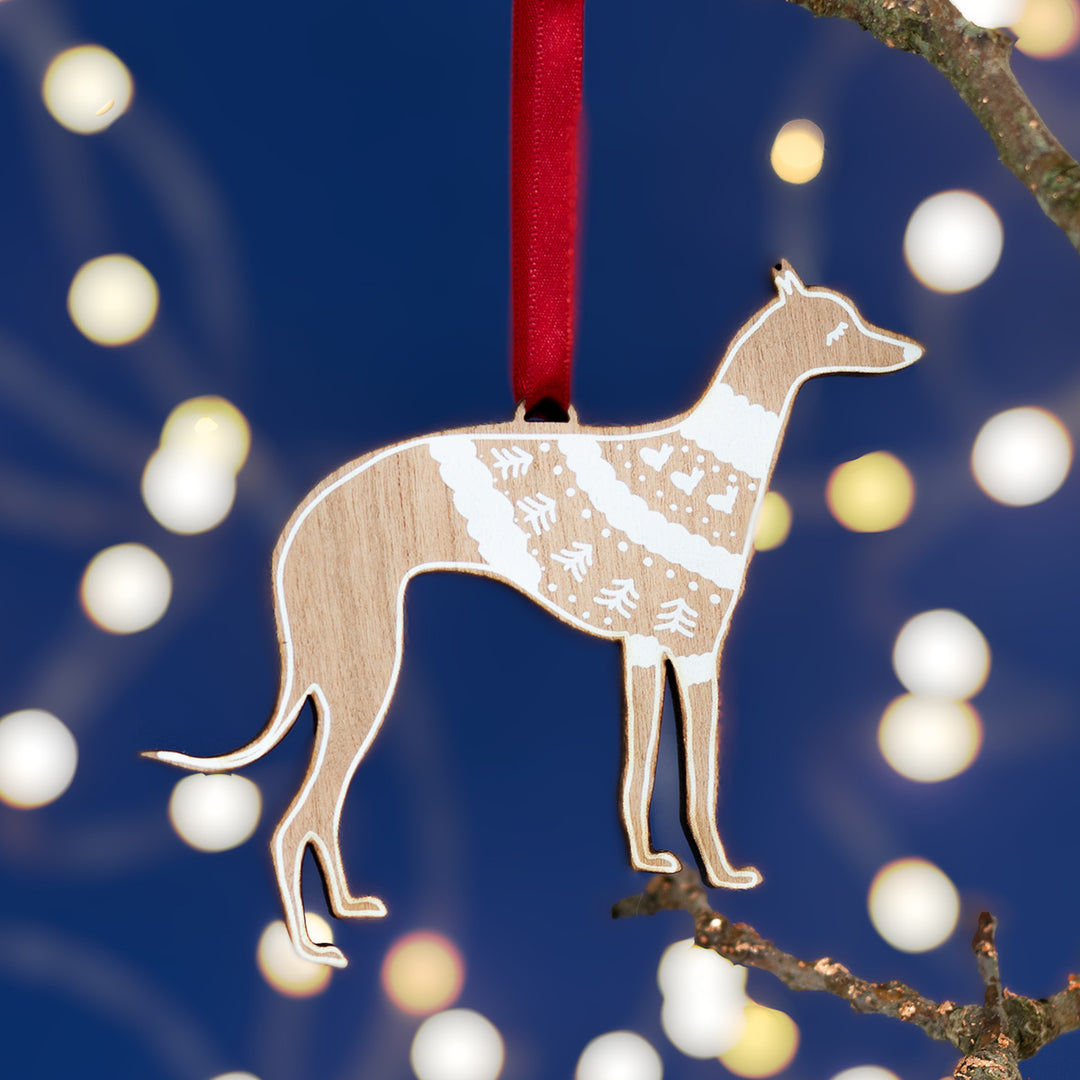 Gingerbread Dog Breed Personalised Christmas Decoration