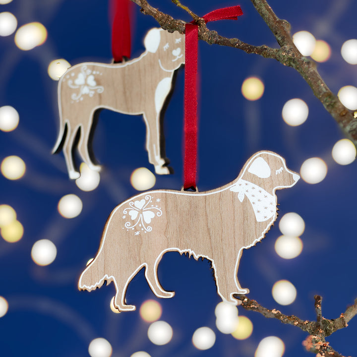 Gingerbread Dog Breed Personalised Christmas Decoration