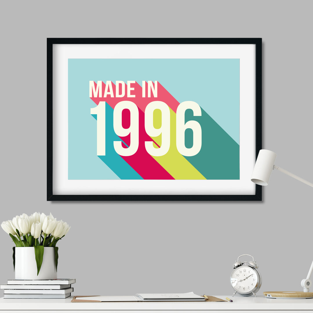 Personalised 30th Birthday Year Print