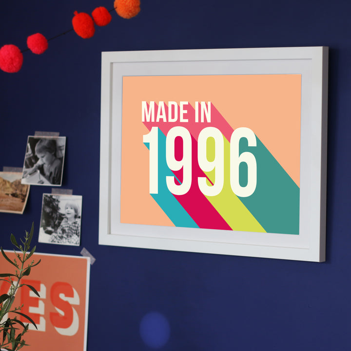 Personalised 30th Birthday Year Print