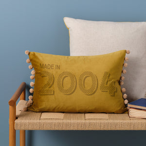 Personalised 21st Birthday Velvet Cushion
