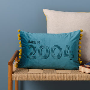Personalised 21st Birthday Velvet Cushion