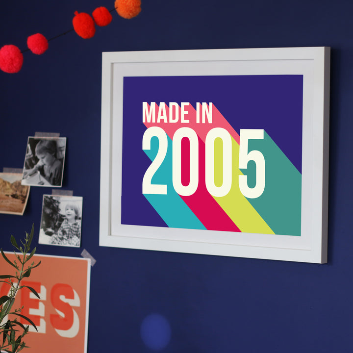 Personalised 21st Birthday Year Print