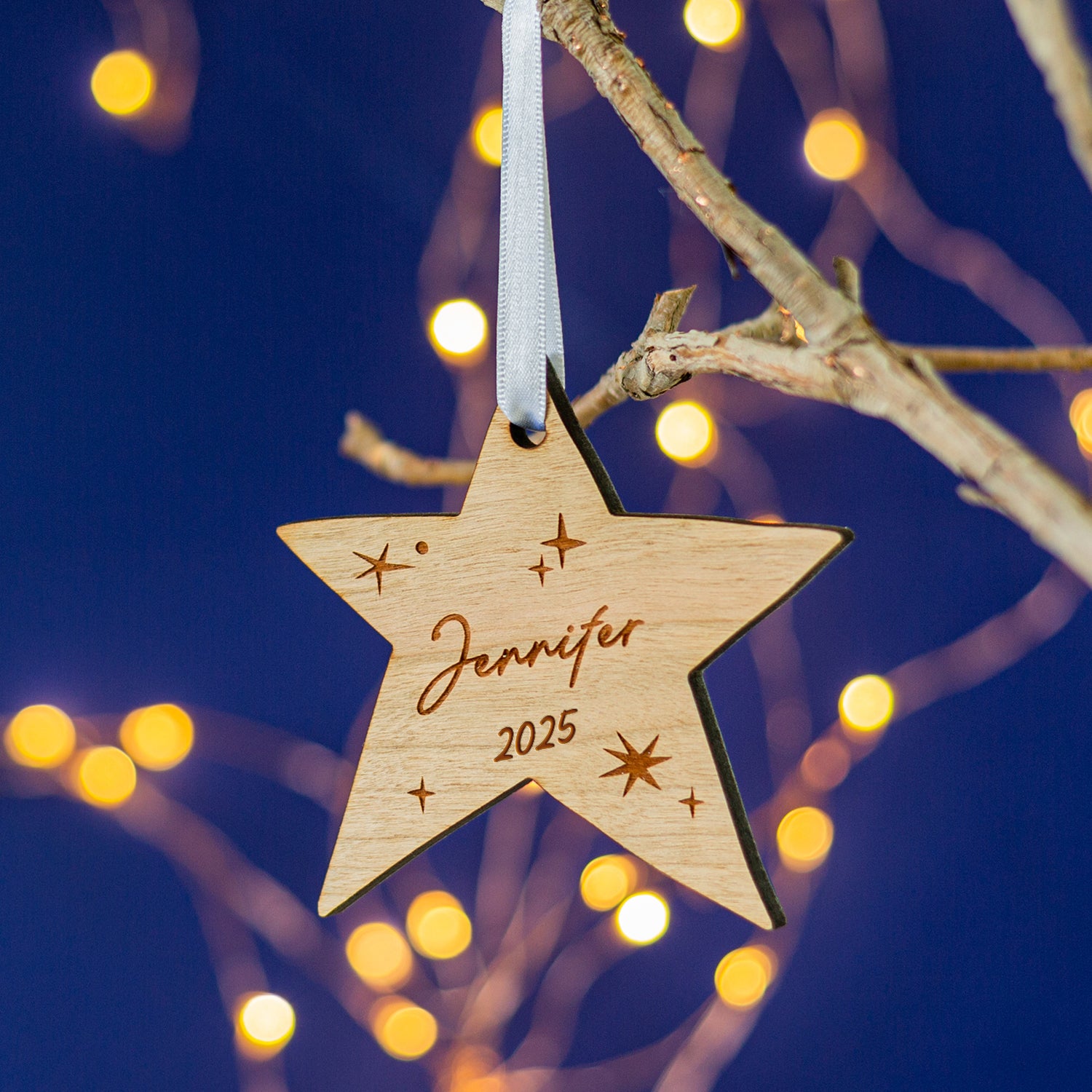 Matisse Star Personalised Christmas Decoration