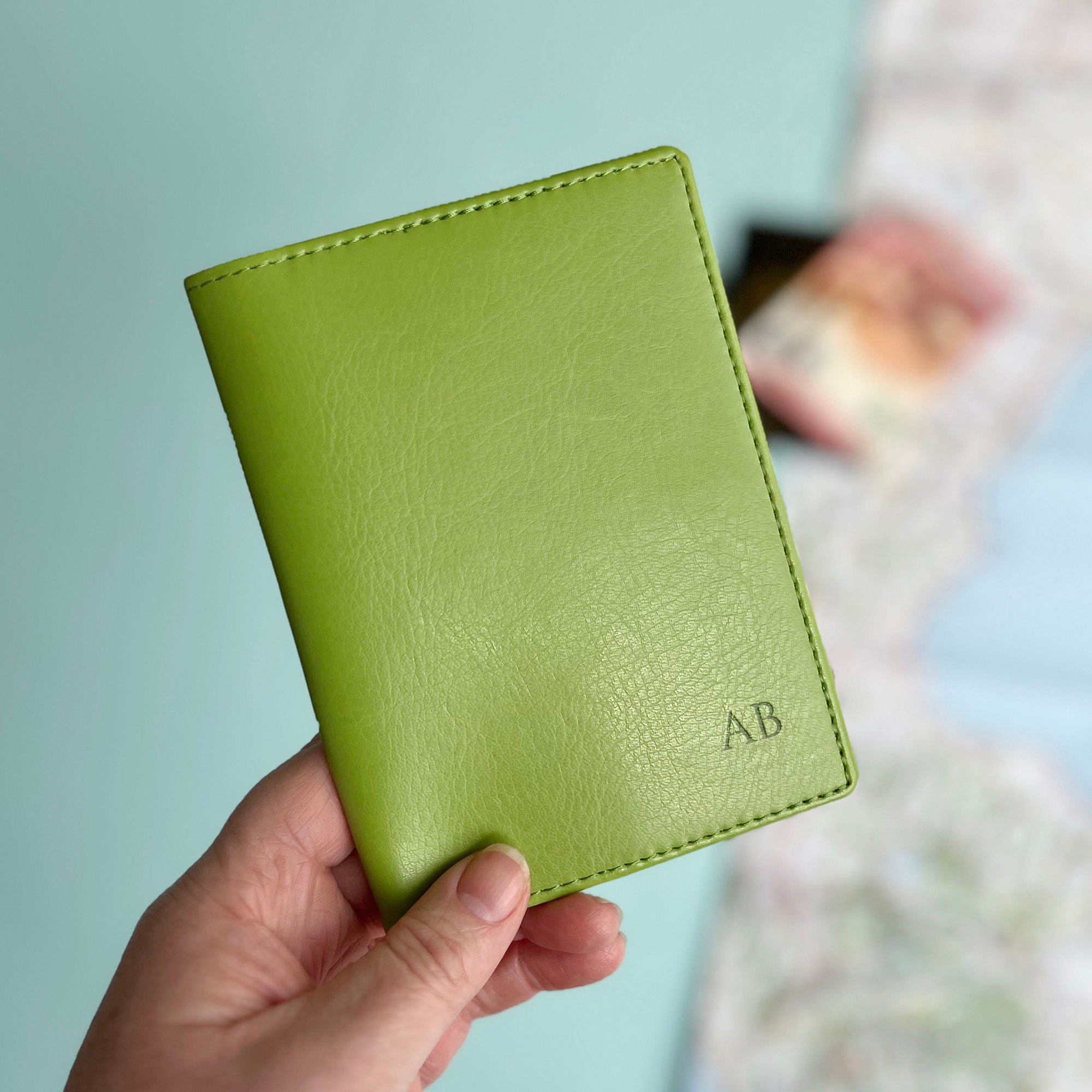 Monogram Personalised Passport Holder Cover