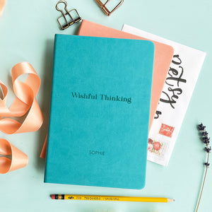 Wishful Thinking Personalised Luxury Notebook Journal