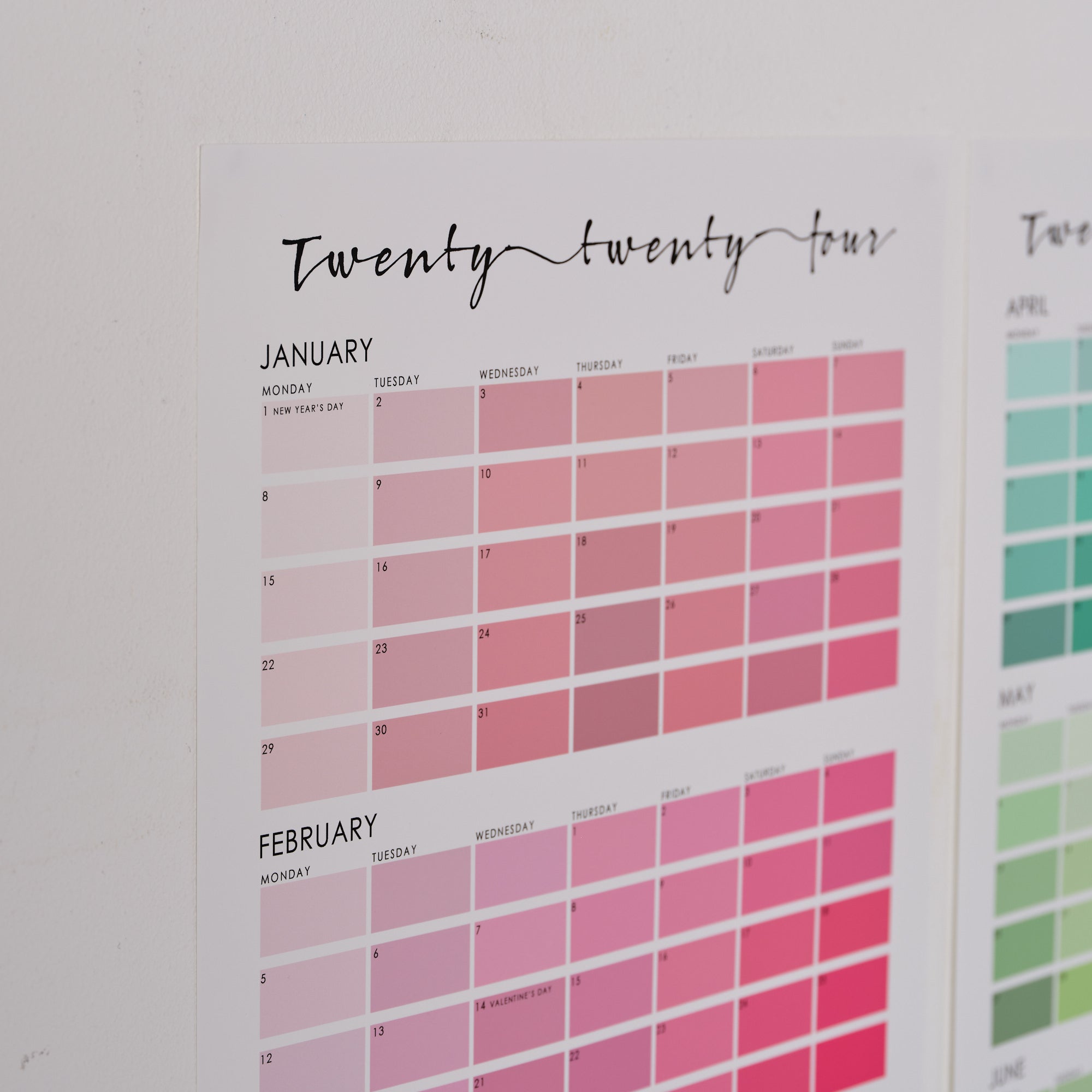 Paint Chip Colour Swatch Wall Planner by Betsy Benn paint-chip-colour-swatch-wall-planner-by-betsy-benn