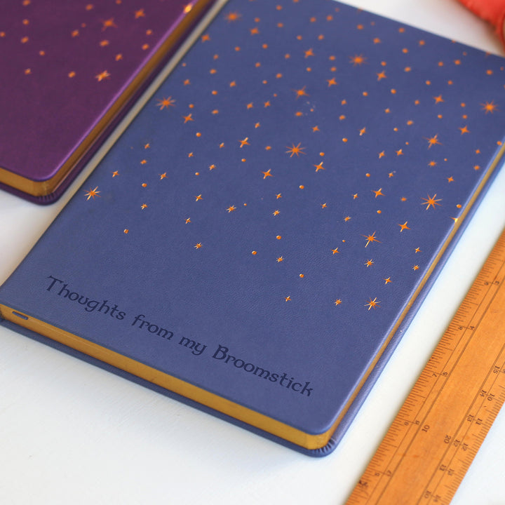 Witchy Star Personalised Foiled Notebook
