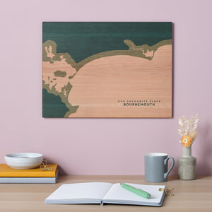 Coastline Wooden Wall Hanging