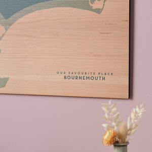 Coastline Wooden Wall Hanging