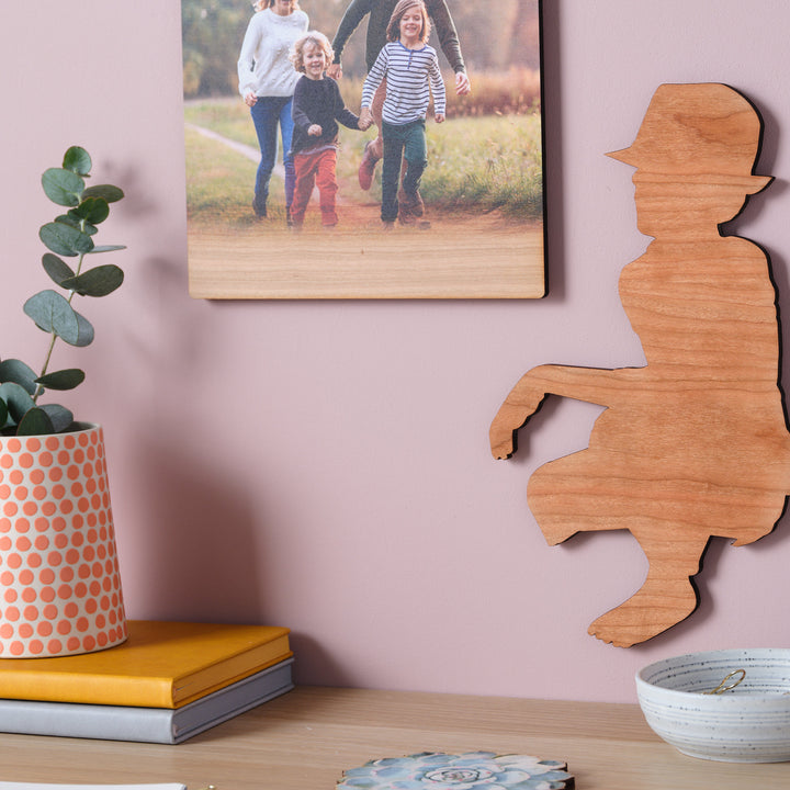 Personalised Wooden Silhouette Wall Art