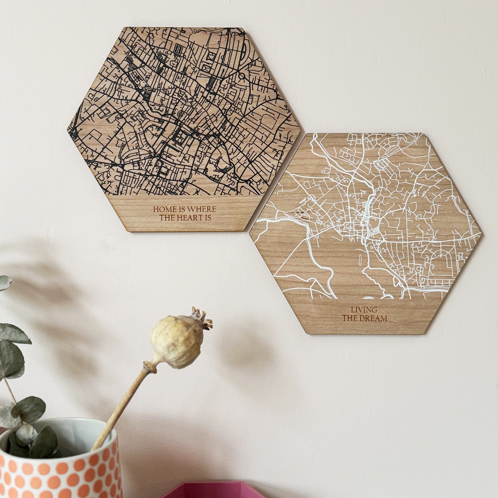 Graduation Photo and Map Art Gift Set