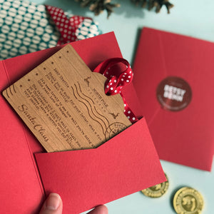 Personalised Christmas Tree Ornament |Telegram from Father Christmas | Santa Claus