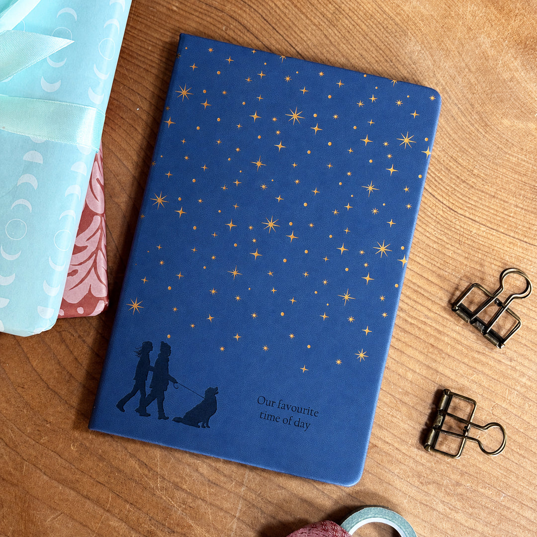 Foiled Star Dog Silhouette Notebook
